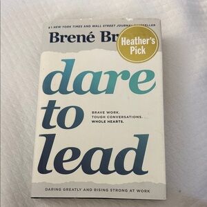 'Dare to Lead' Book - White and Blue Cover